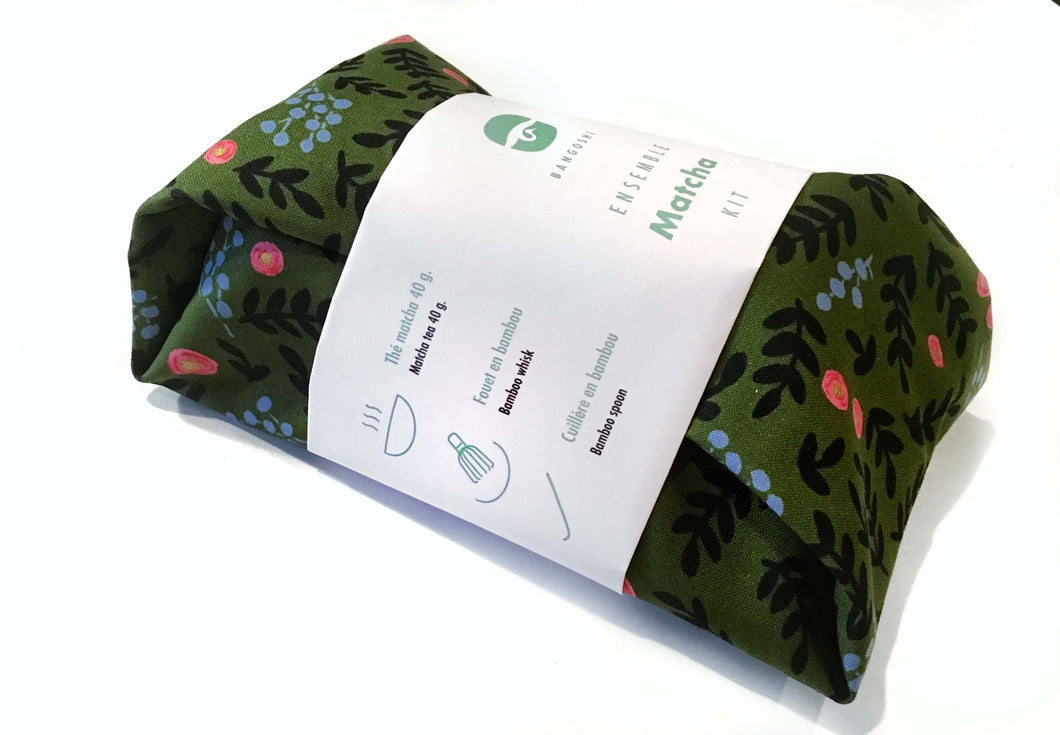 Ensemble thé vert matcha Bangoshi recettes